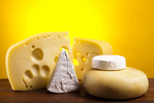 신선한 치즈의 배경 — 스톡 사진