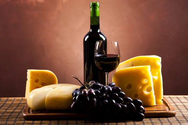Cheese and wine Stock Picture