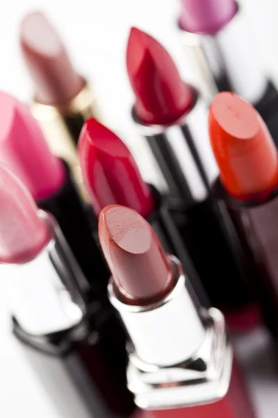 Many colored lipsticks — Stock Photo, Image