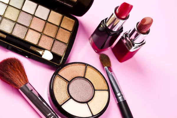Bunte Make-up-Kollektion — Stockfoto