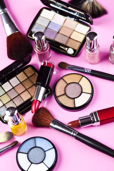 Cosmetics, make up accessories — Stock fotografie