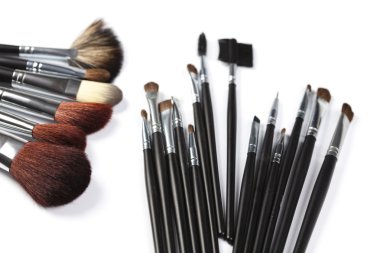 Brushes, makeup, cosmetics clipart