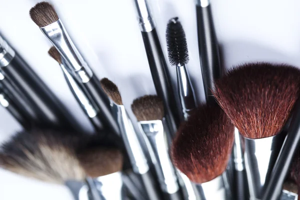 Brosses, maquillage, cosmétiques — Photo