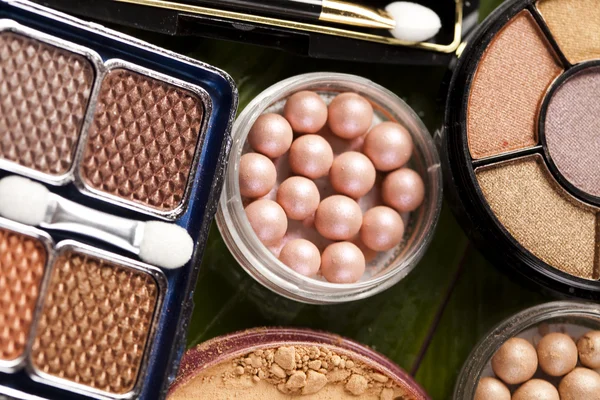 Zestaw makijaż kosmetyki — Zdjęcie stockowe
