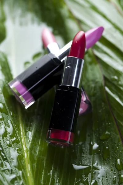 Lipsticks background — Stock Photo, Image