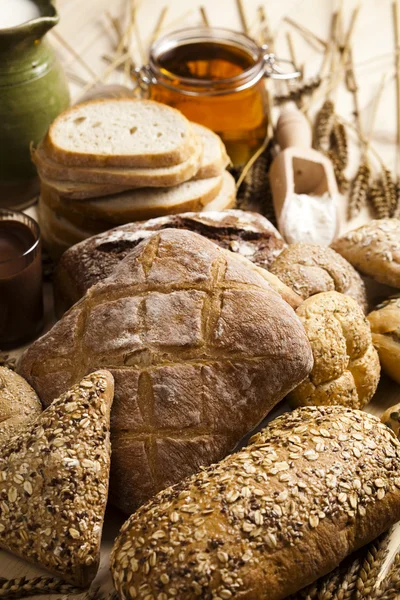 Grupp av bröd — Stockfoto