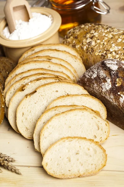 Kompositionen Brot — Stockfoto