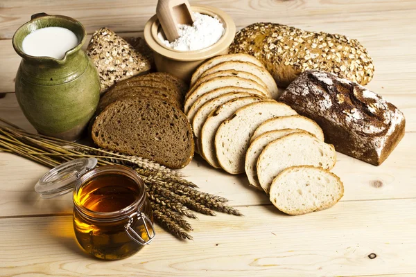 Variedad de pan integral — Foto de Stock