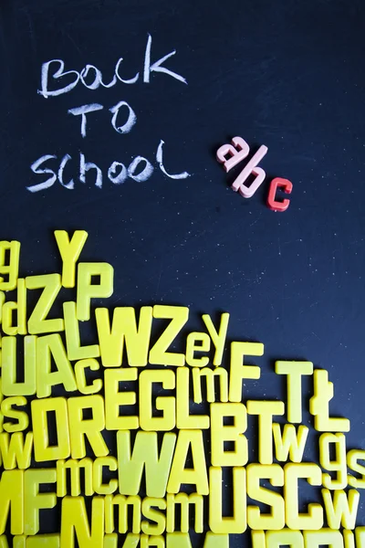 Okulda öğrenme alfabesi — Stok fotoğraf