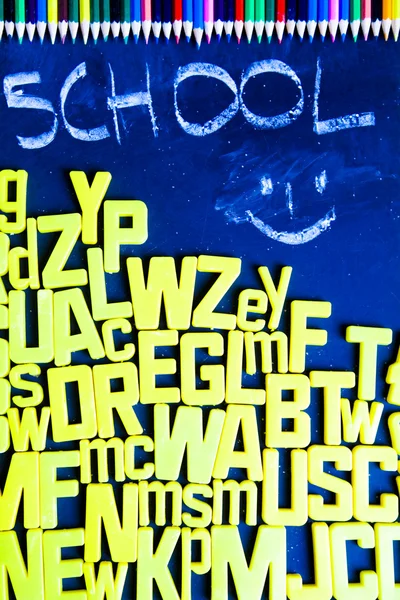 Alfabeto, de volta à escola — Fotografia de Stock