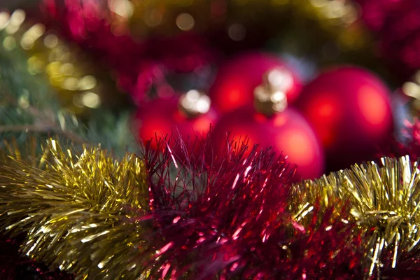 Fa karácsonyi baubles — Stock Fotó