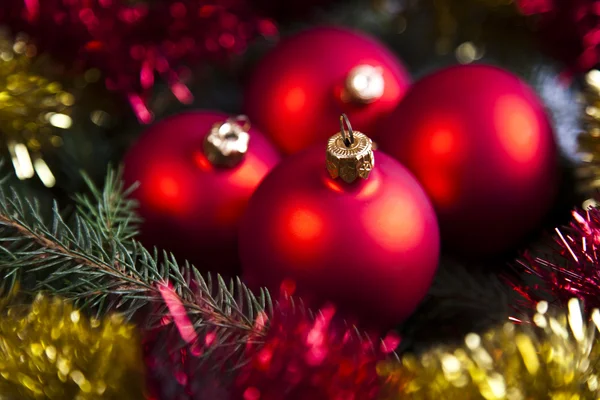 Abeto, bauble, Árvore de Natal — Fotografia de Stock