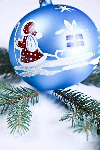 Fichte, Christbaumkugel, Weihnachtsbaum — Stockfoto