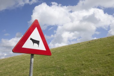 Cow sign clipart