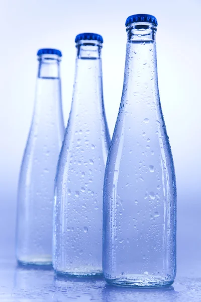 Water bottle background — Stock Photo, Image