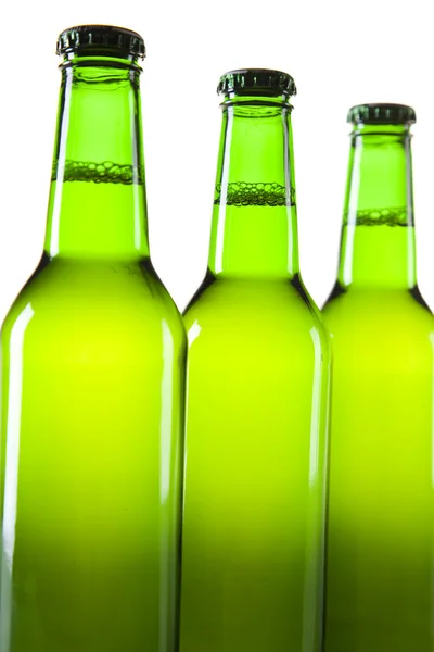 绿瓶啤酒 — 图库照片