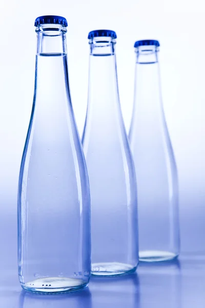 瓶水背景 — 图库照片