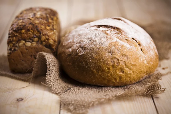 Variety of whole wheat bread — Stock Photo, Image