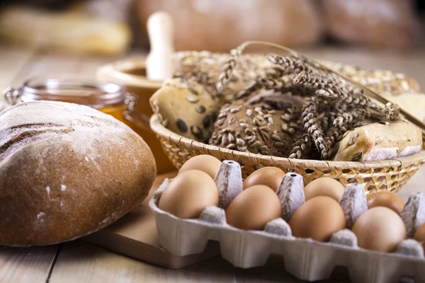 Stock image Bread products photographed