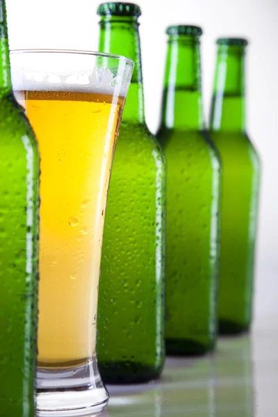 De Stilleven met bier — Stockfoto