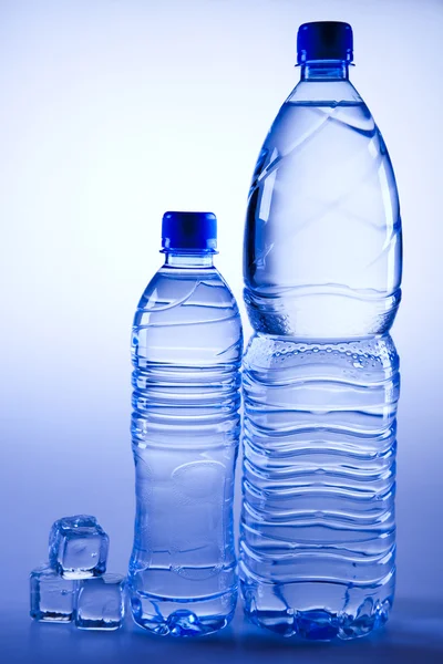 Water bottle background — Stock Photo, Image