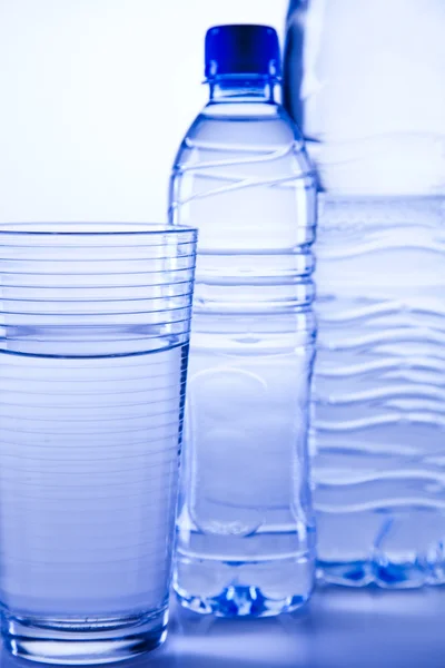 Фон бутылки воды — стоковое фото