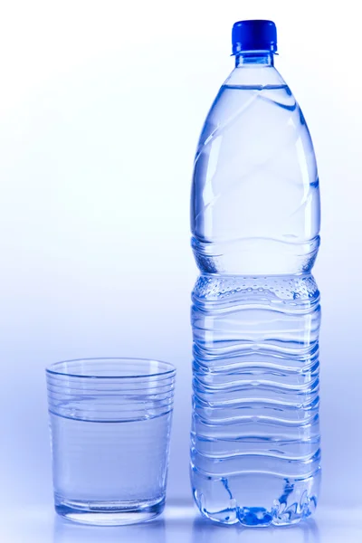 Hintergrund Wasserflasche — Stockfoto