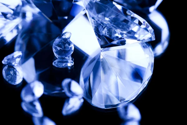 Diamanten Hintergrund — Stockfoto