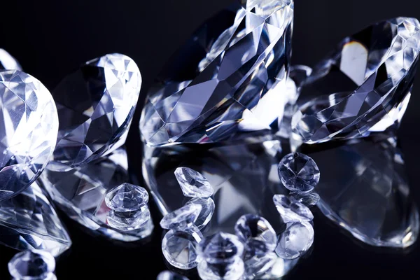 Pozadí diamantů — Stock fotografie