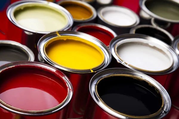 Paint cans — Stock Photo, Image