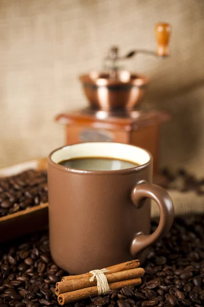 Cinnamon and Coffee — Stock Photo, Image