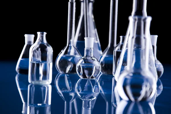 Kémia berendezések, laboratóriumi üvegeszközök — Stock Fotó