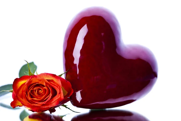 붉은 심장 — 스톡 사진