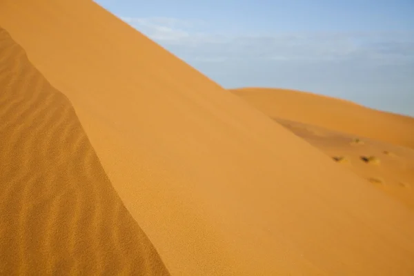 Dünen in der marokkanischen Sahara — Stockfoto