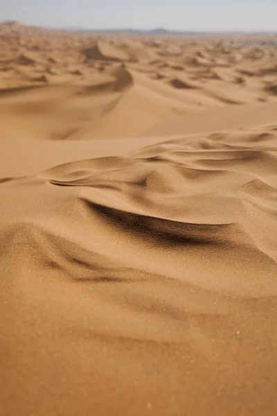 Paisaje del desierto, merzouga, marocco — Foto de Stock