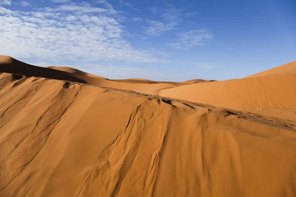 Paysage désertique, merzouga, marocain — Photo
