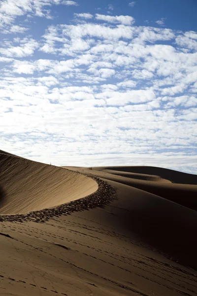 Paisaje del desierto, merzouga, marocco —  Fotos de Stock