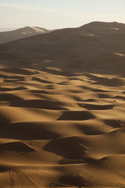 Woestijn landschap, merzouga, Marokko — Stockfoto