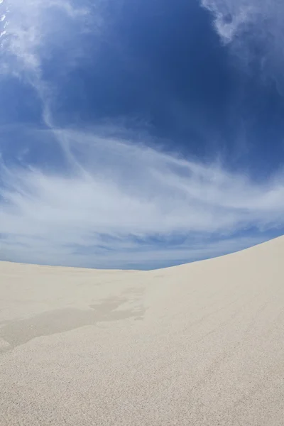 Paesaggi di sabbia nel deserto — Foto Stock