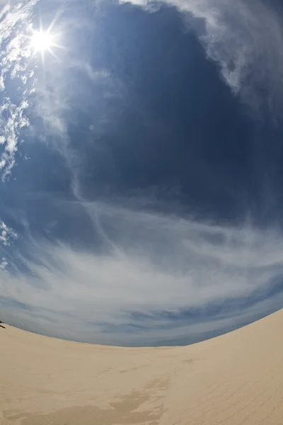 Öknens sanddyner — Stockfoto