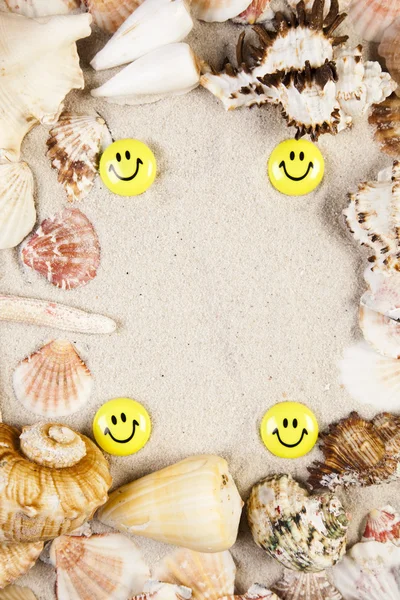 最高の休日から殻やメッセージ サンズ — ストック写真