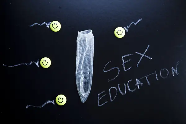 Escola educação sexual — Fotografia de Stock