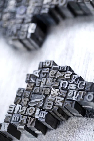 Starý svět typografie — Stock fotografie