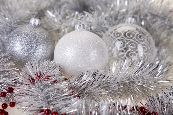 Fa karácsonyi baubles — Stock Fotó