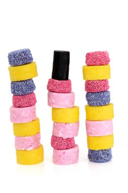 Liquorice Allsort Sweets clipart