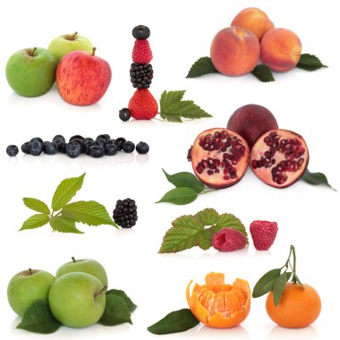 Healthy Fruit Collection clipart