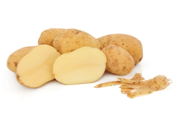 Картопля і пілінги — стокове фото