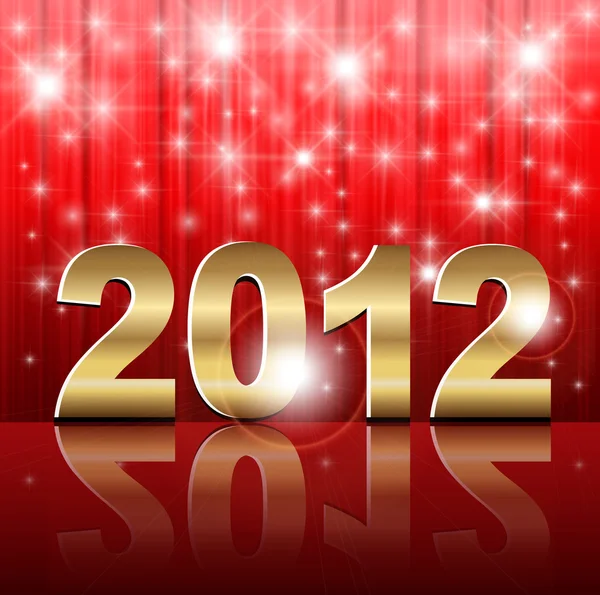 Ano Novo 2012 fundo — Vetor de Stock