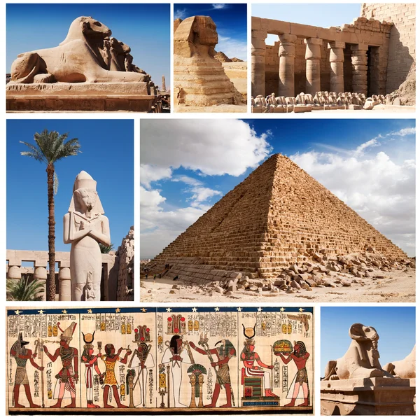 Kolekcja Egipt — Zdjęcie stockowe