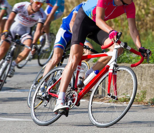 Tävlingscyklist — Stockfoto